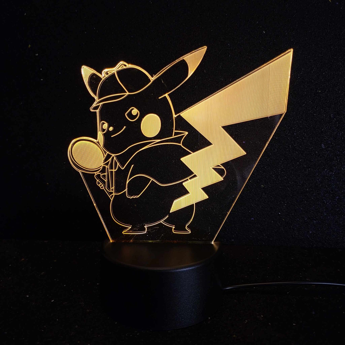 Pikachu Table Lamp Dark