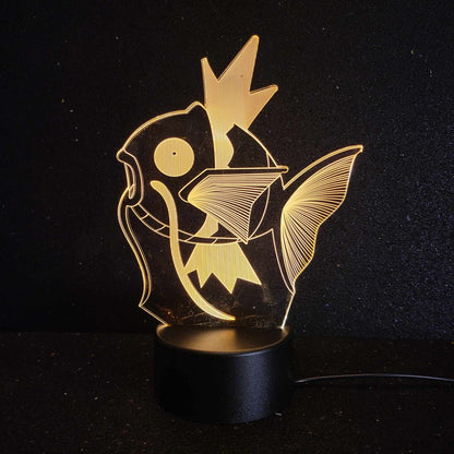 Magikarp Shaped LED Night Light Dark