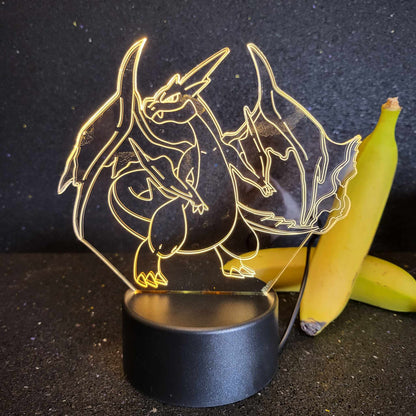 Pokemon Mega Charizard Y Lamp for Fans