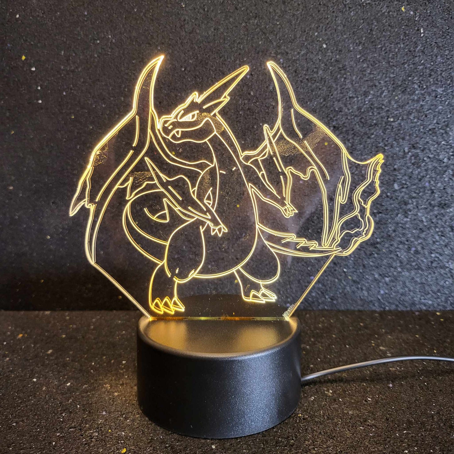 Powerful Mega Charizard Y Shaped LED Night Light