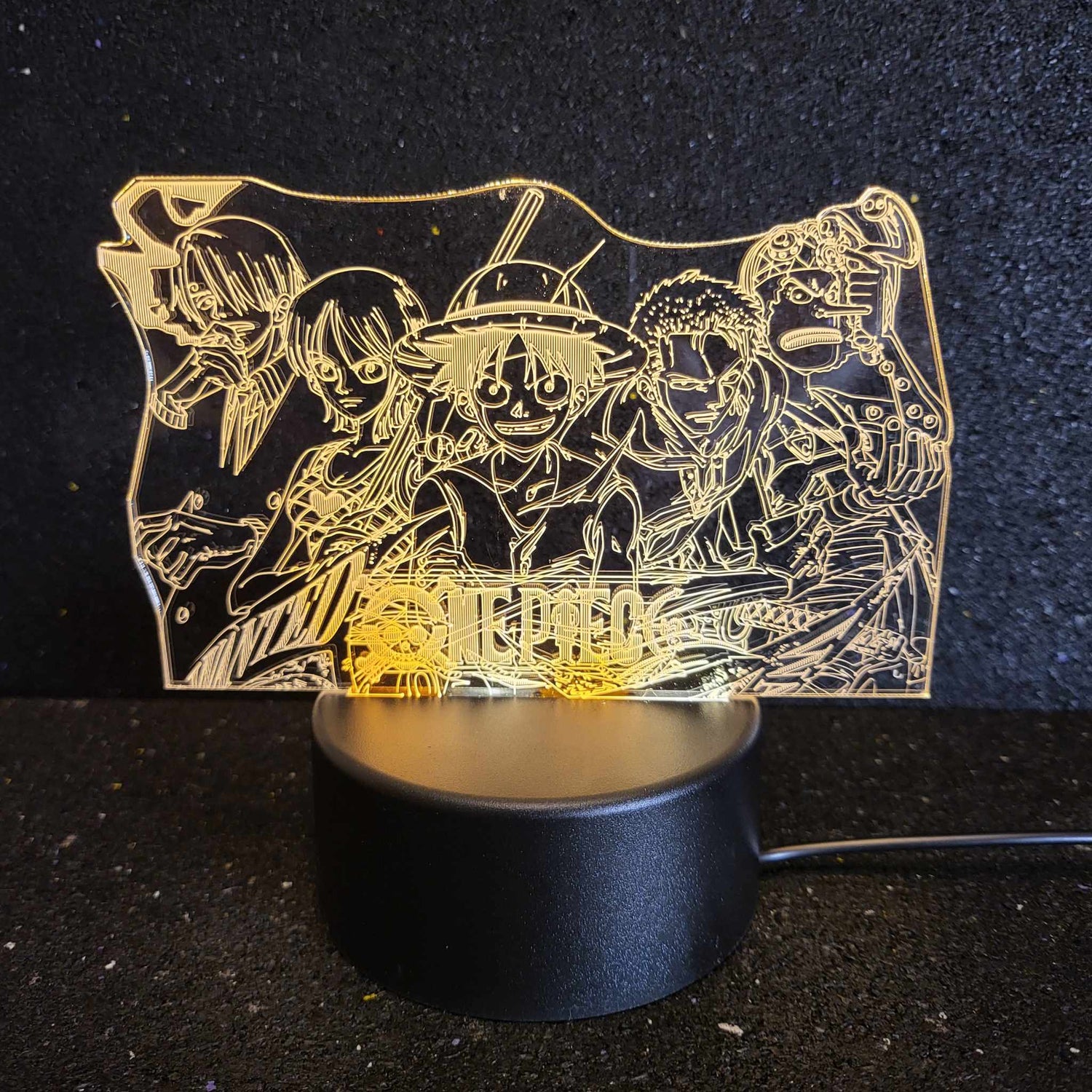 Straw Hat Crew First 5 Character Night Light for One Piece Fans