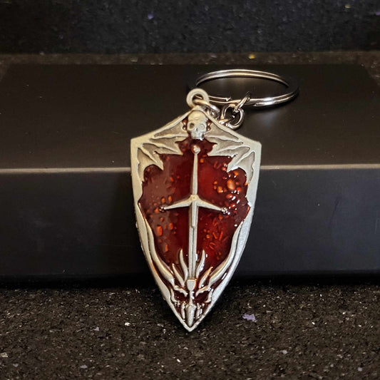 Dark Souls Hellkite Shield Keychain - Front View