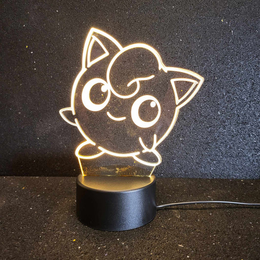 Jigglypuff Shaped LED Night Light