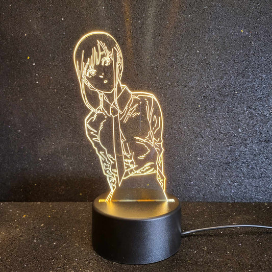 Makima Character Night Light for Chainsaw Man Fans