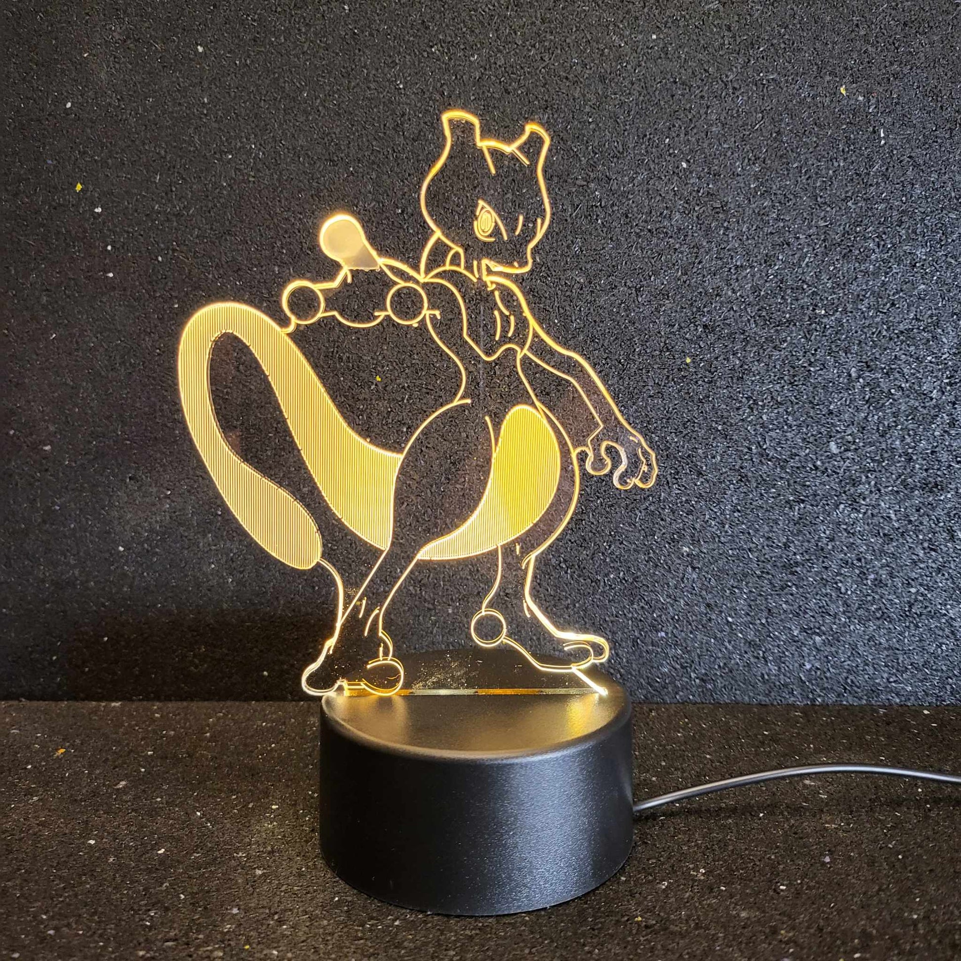 Legendary Mewtwo Shaped LED Night Light