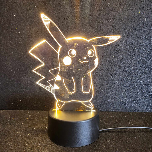 Adorable Pikachu Shaped LED Night Light