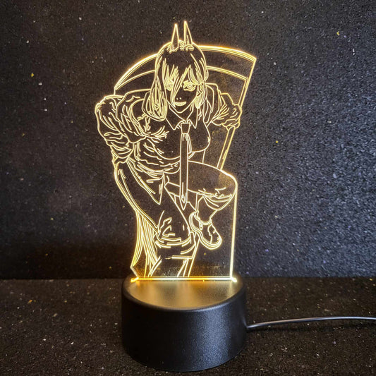 Power Character Night Light for Chainsaw Man Fans