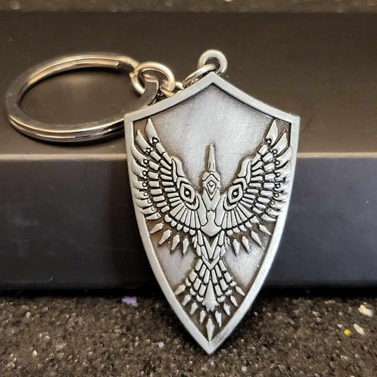 Dark Souls Rebel's Shield Keychain - Front View