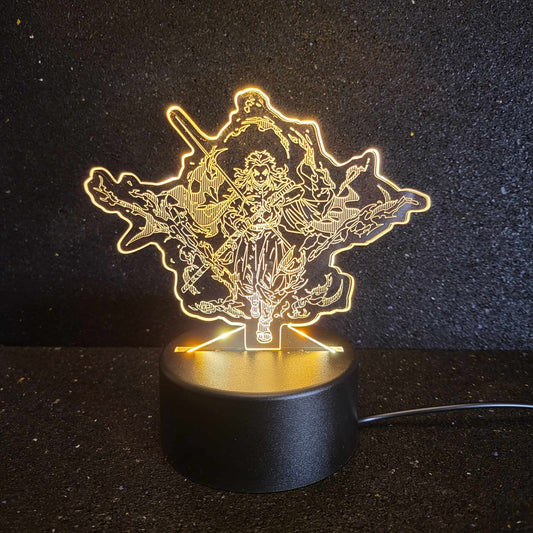 Kyojuro Rengoku Character Night Light for Demon Slayer Fans