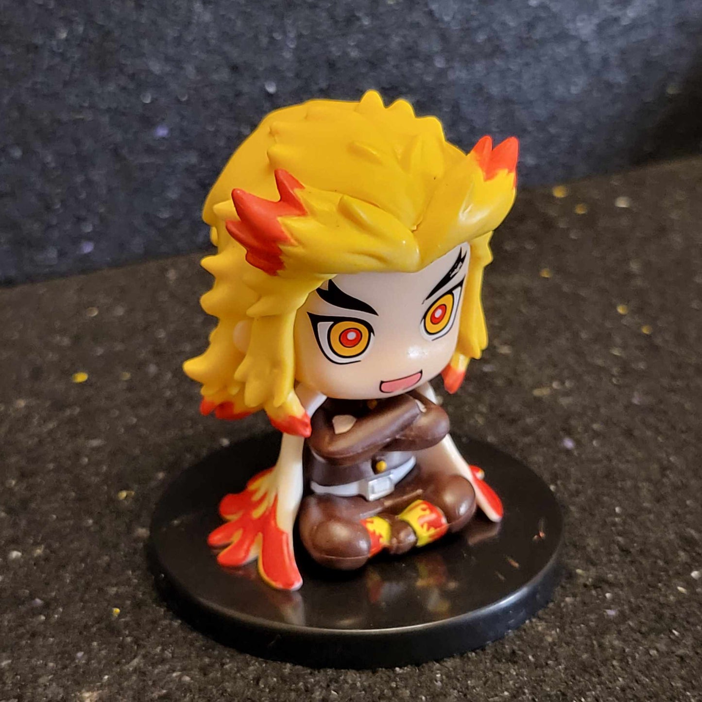 Demon Slayer Chibi Rengoku Kyojuro Figurine - Front View