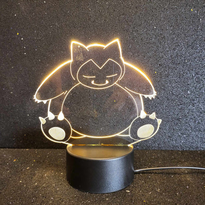 Relaxing Snorlax Shaped LED Night Light