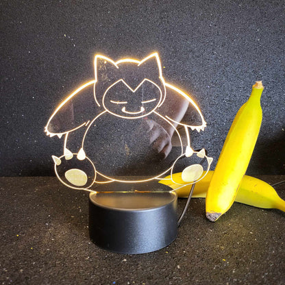 Pokemon Snorlax Lamp for Cozy Bedrooms