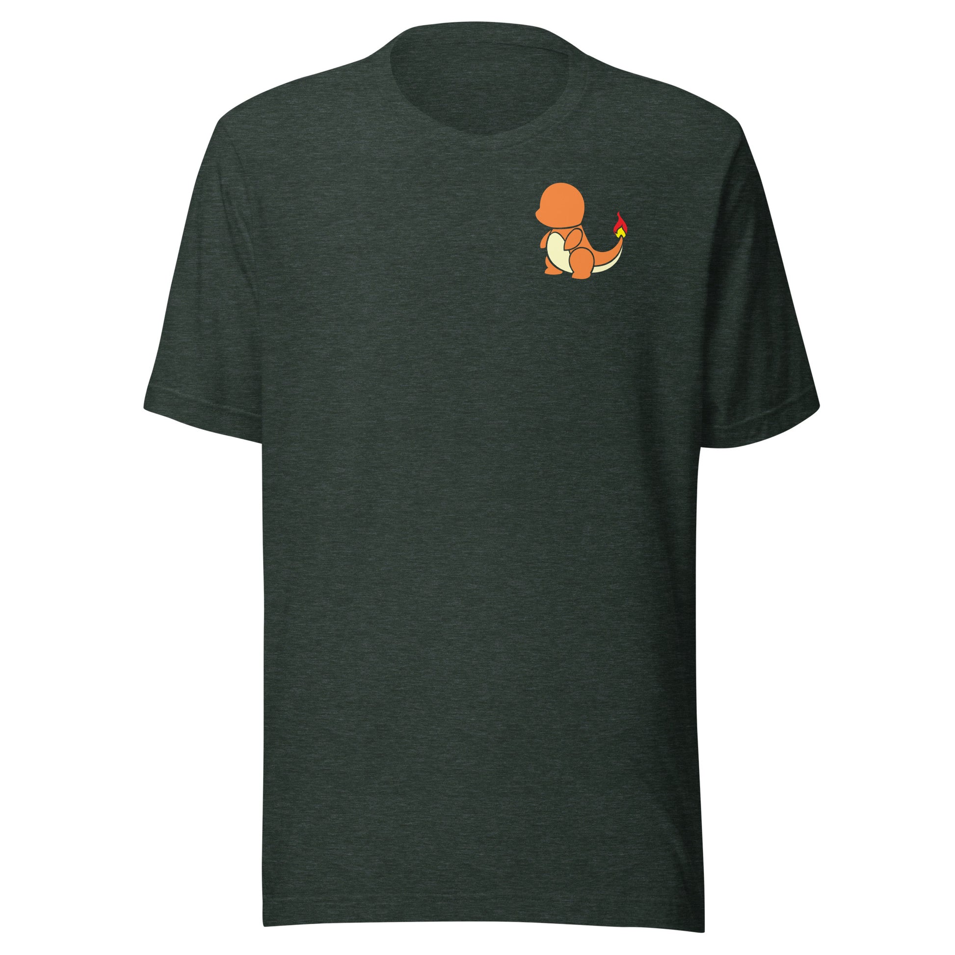 Minimalist Pokémon Charmander T-Shirt design Light Green