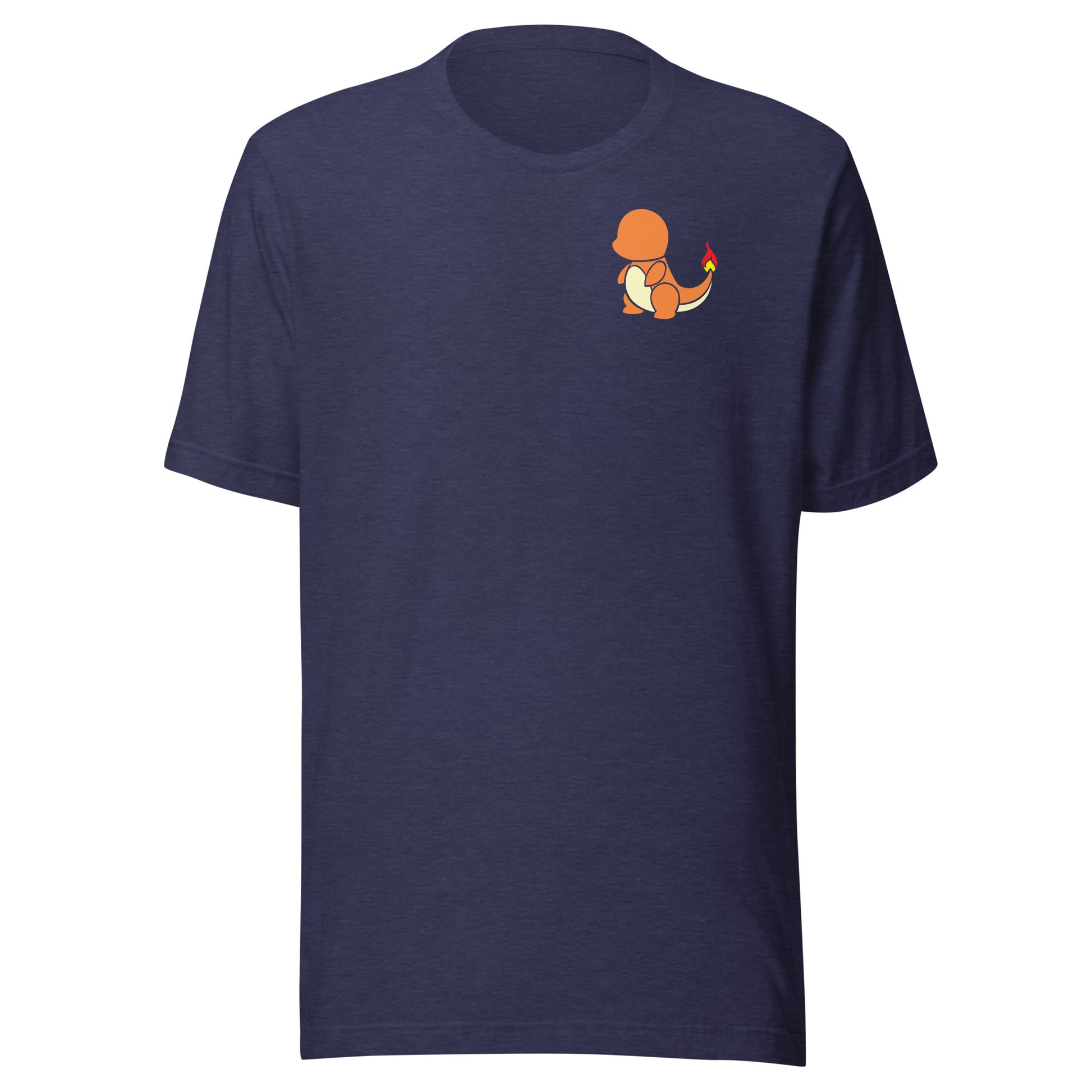 Small Charmander logo on Pokémon T-Shirt Teal