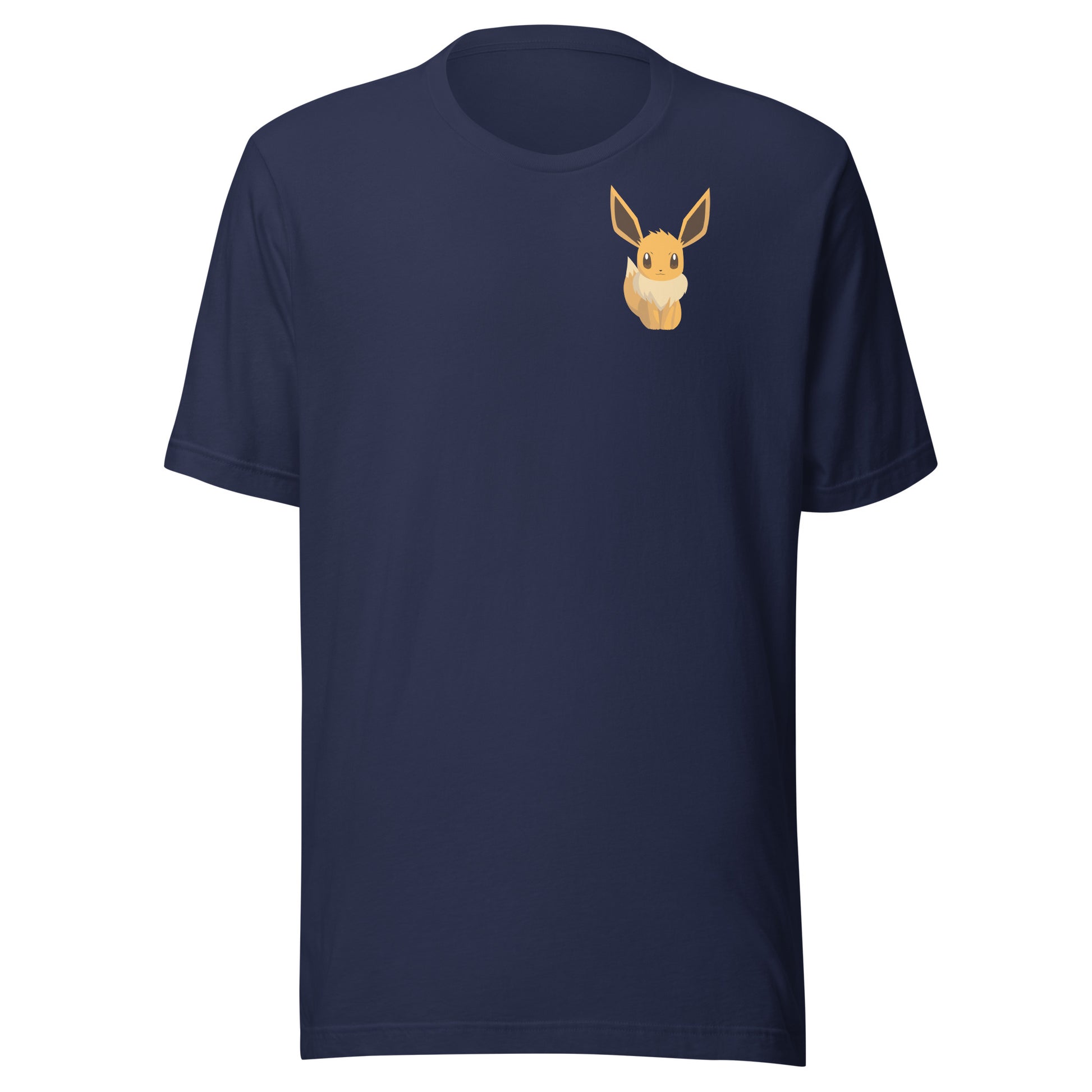 Comfortable Fabric Texture - Eevee T-Shirt Detail Navy Blue