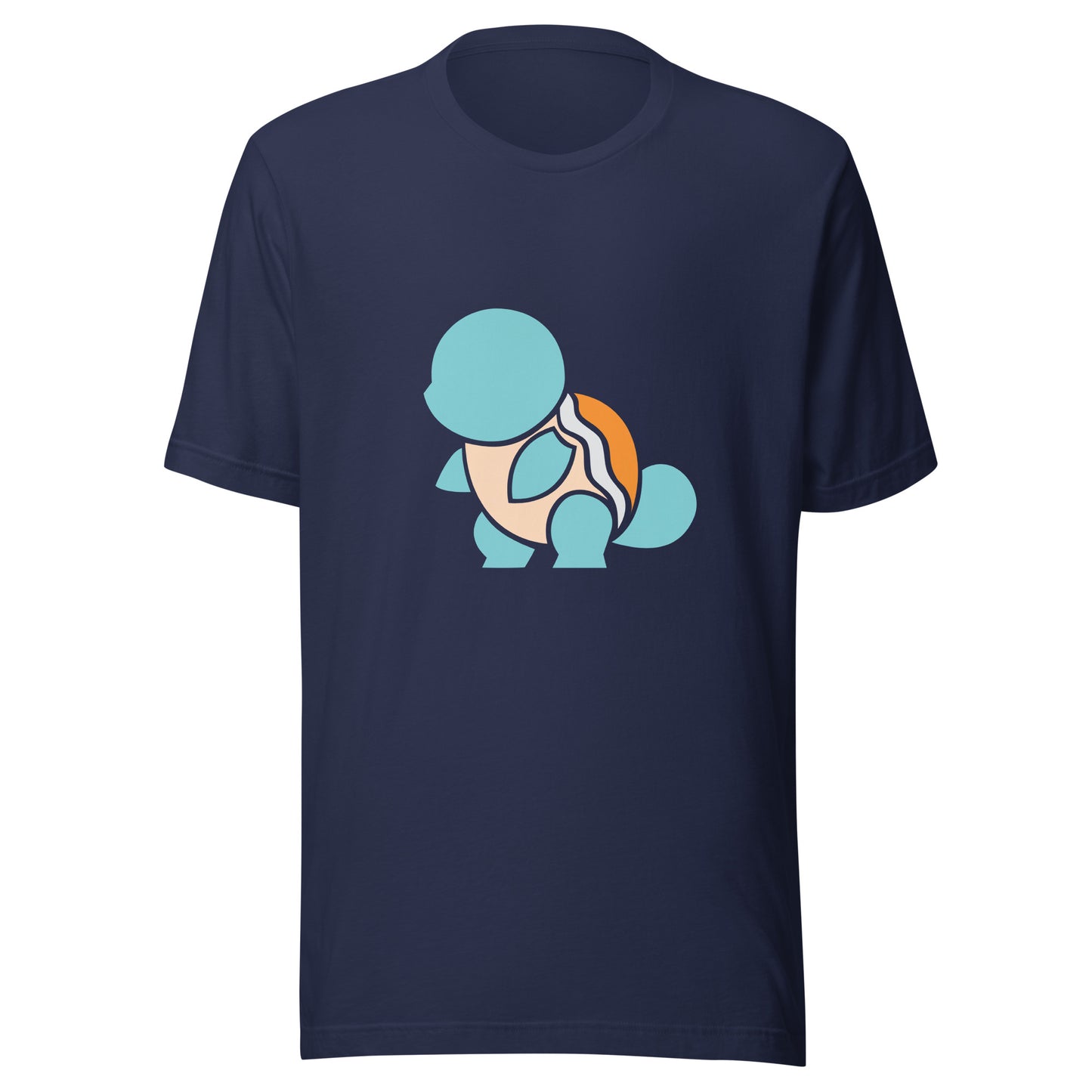 Squirtle Full Front T-Shirt - Casual Splash Navy Blue