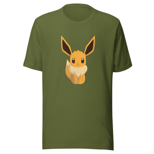 Pokemon Eevee T-Shirt - Front View Green