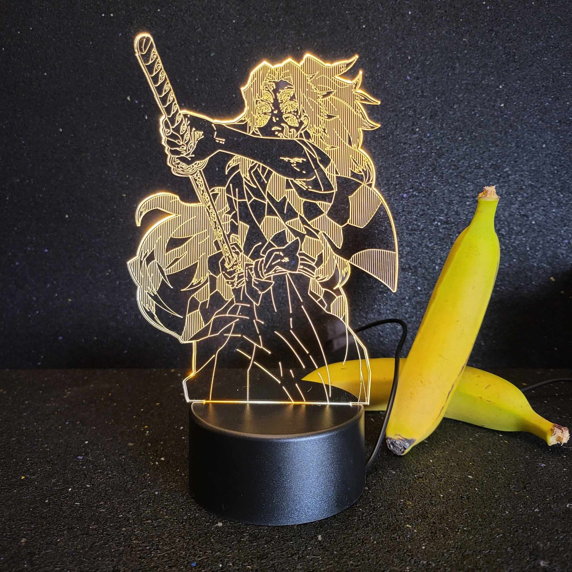 Yoriichi Tsugikuni Character Night Light for Demon Slayer Fans