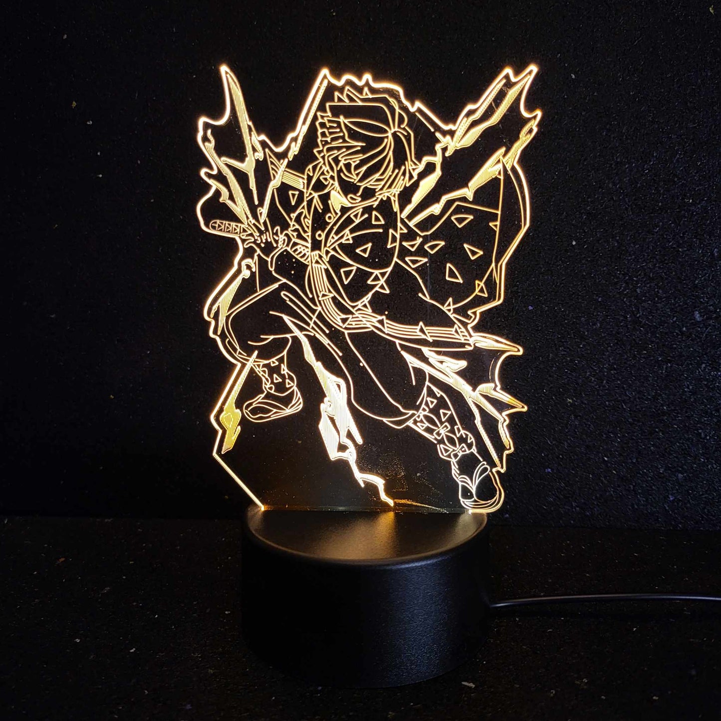 Zenitsu Character Night Light for Demon Slayer Fans