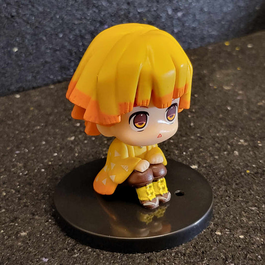 Demon Slayer Chibi Zenitsu Figurine - Front View