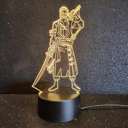 Laughing Zoro Figurine Lamp